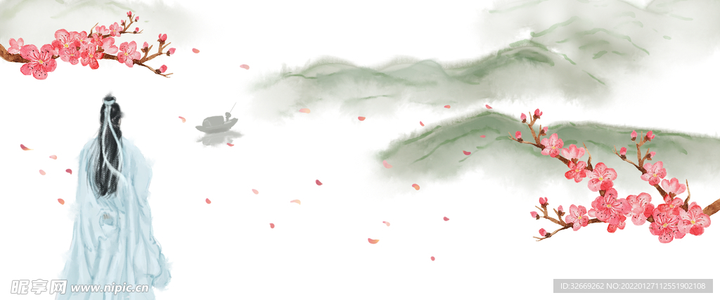 水墨背景