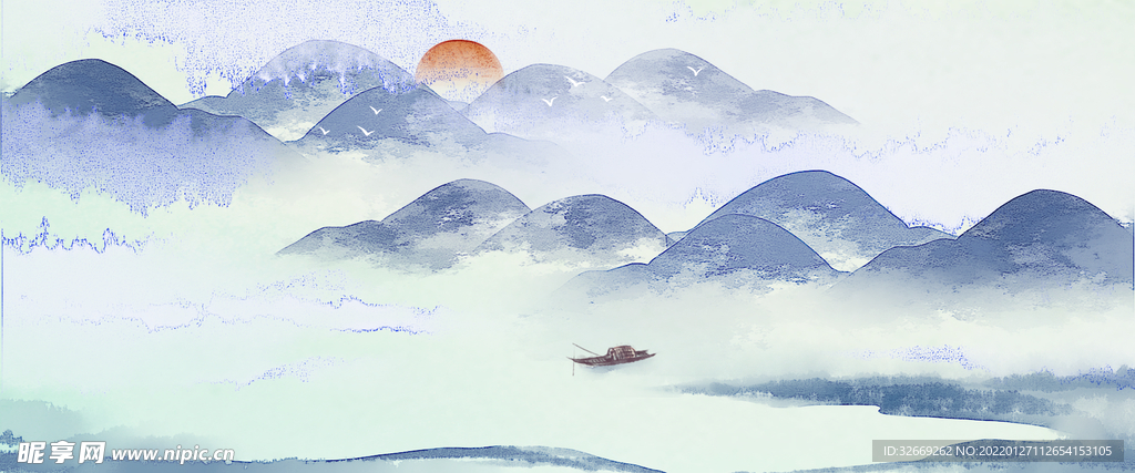 水墨背景