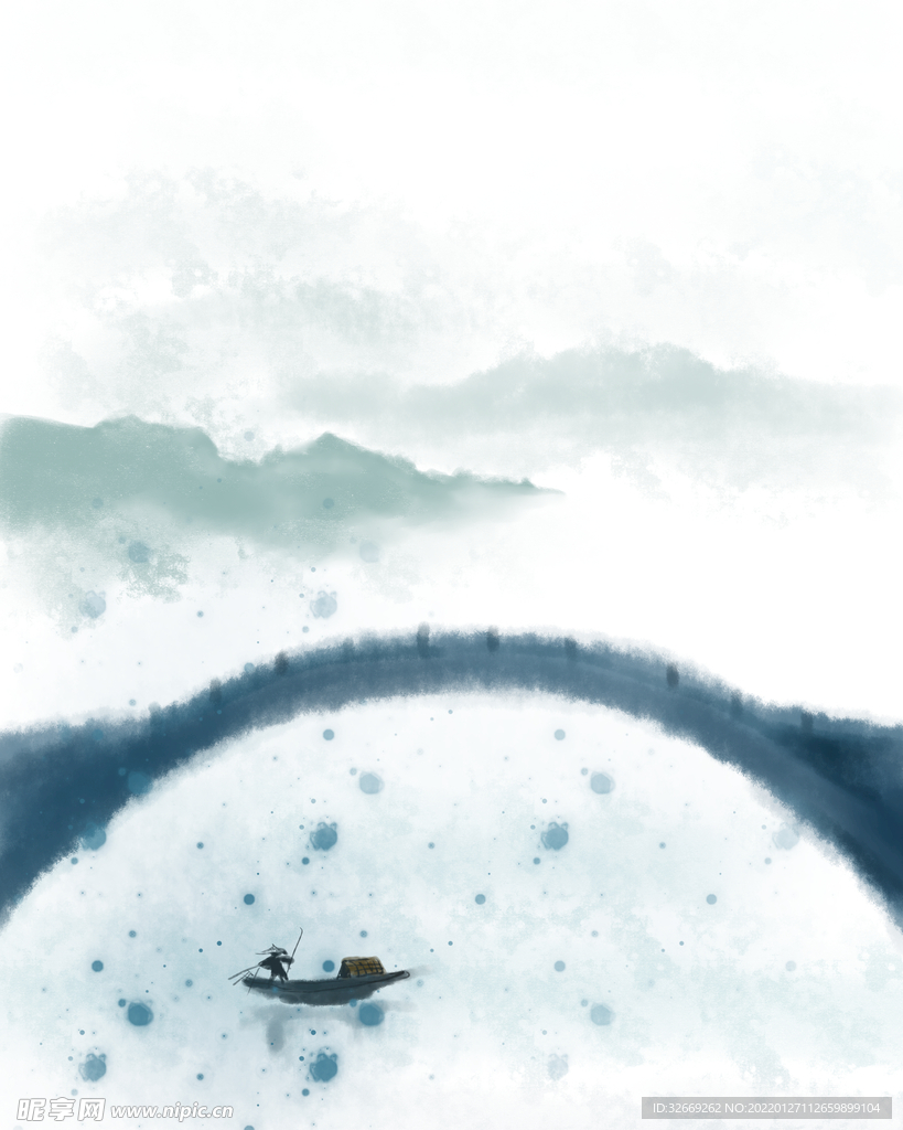 水墨背景