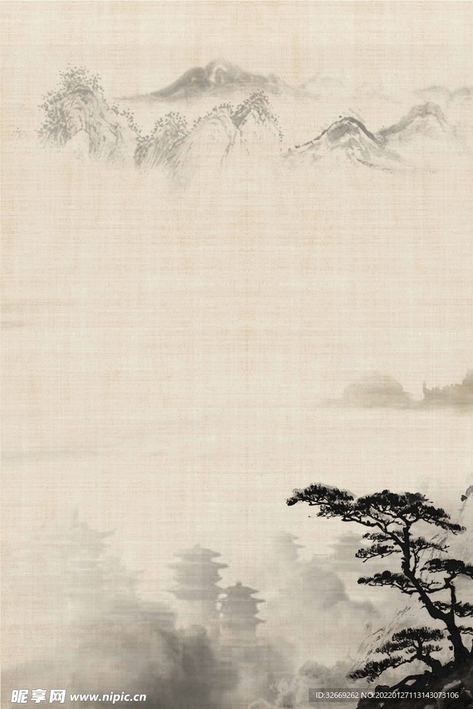 水墨背景