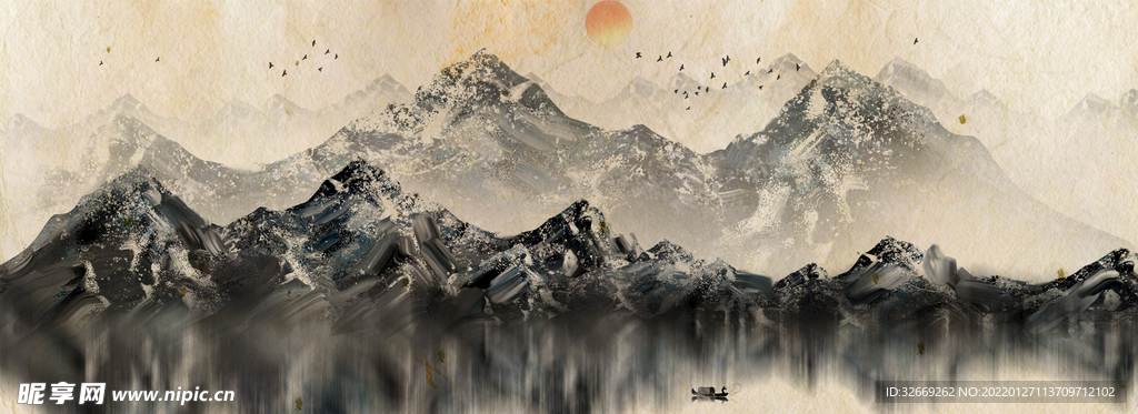 水墨背景