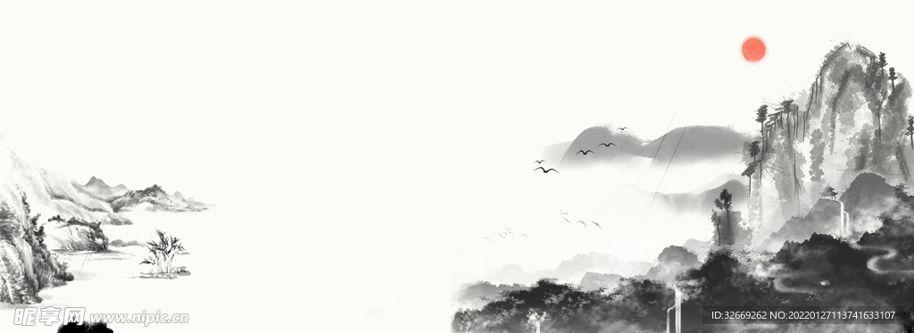 水墨背景