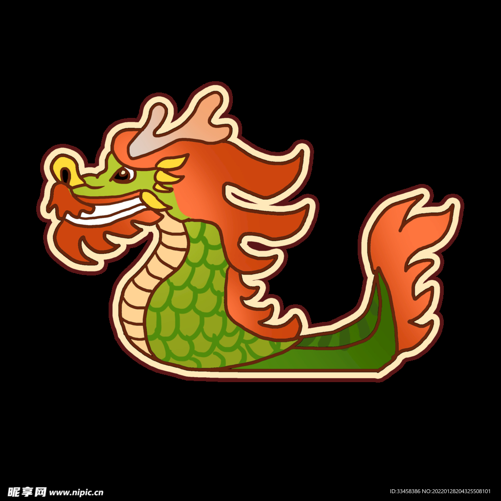 端午节Q版卡通手绘元素龙舟