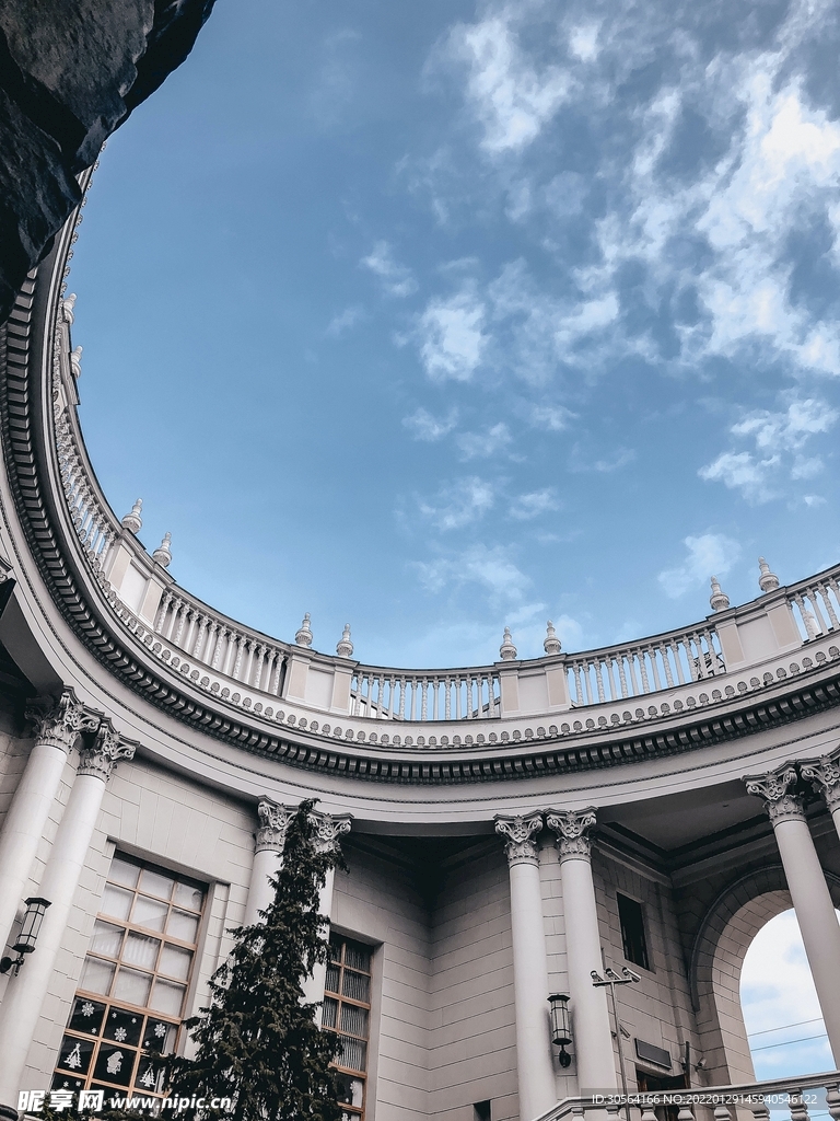 欧美城市建筑空间背景素材