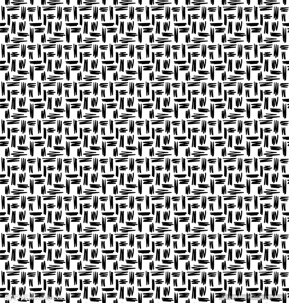 黑白线条 几何抽象 底纹 印花