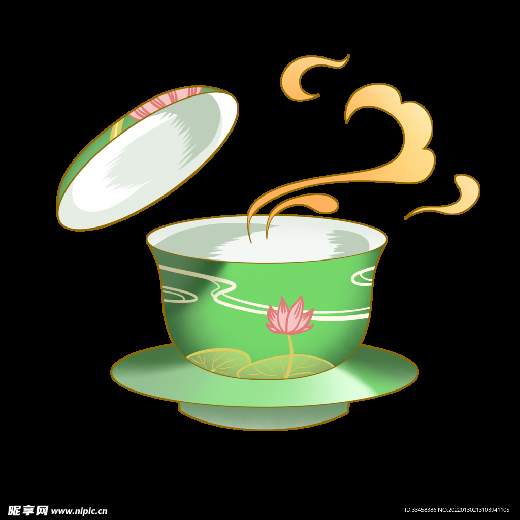 中式茶道茶碗茶杯