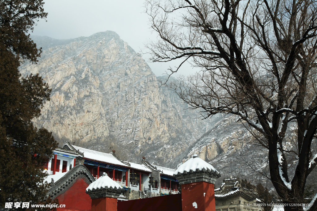 嵩山雪景