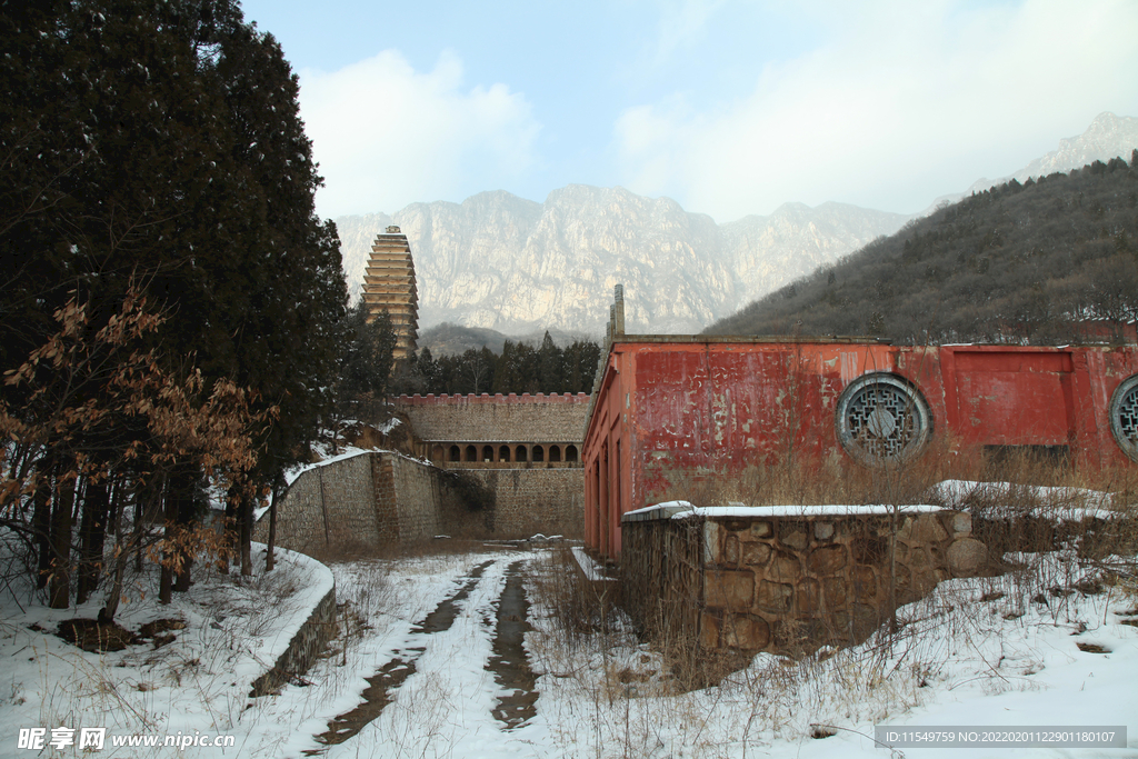 嵩山法王寺景观