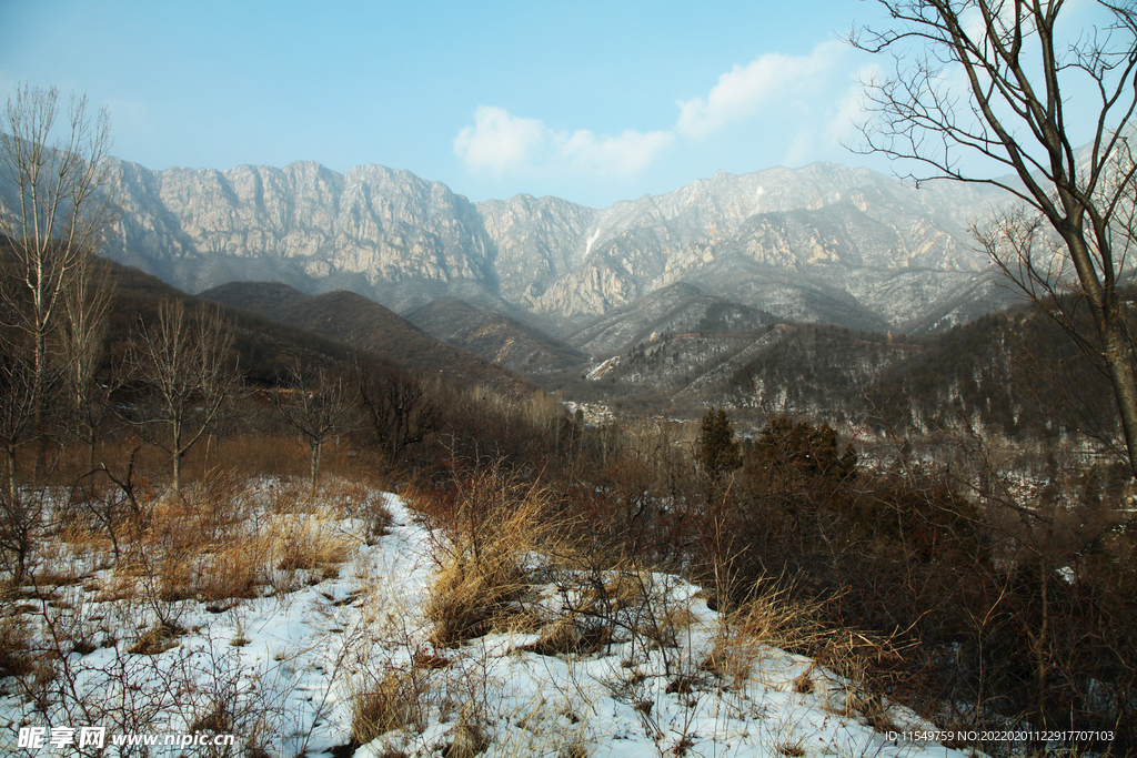 嵩山雪景