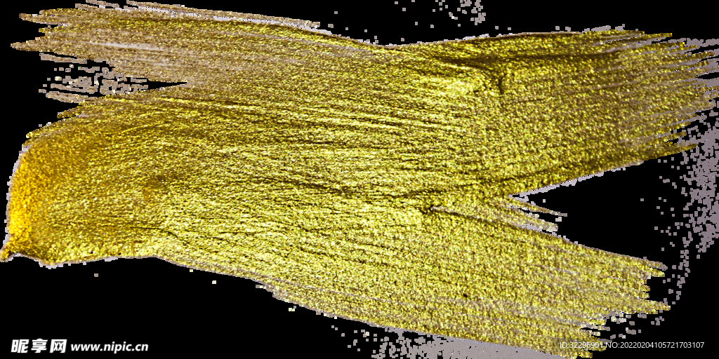 黄金水墨笔触