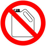 禁止塑料容器