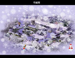 冬天雪景雪花图片