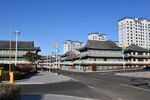 延吉朝鲜族民俗园朝鲜建筑街景