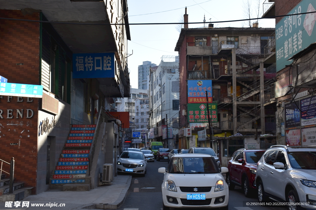 延吉老城区街道