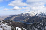 雪山高原山间湖泊