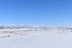 广阔雪地雪景