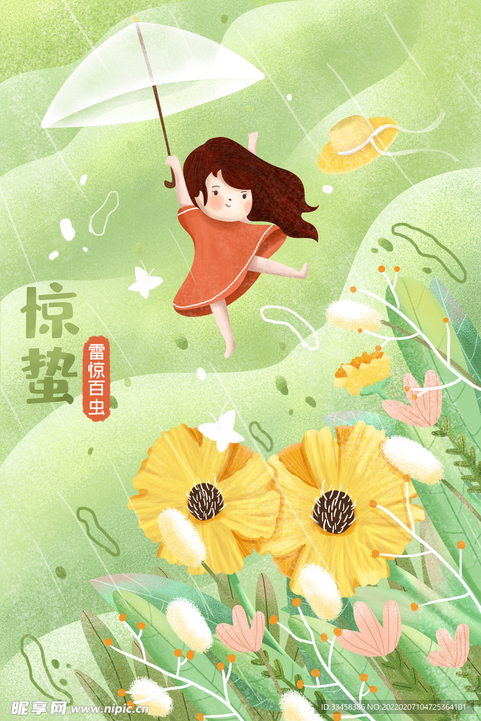 惊蛰二十四节气配图