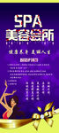 美容养生易拉宝