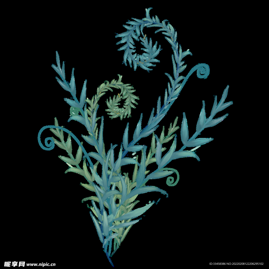 春天绿色藤蔓植物
