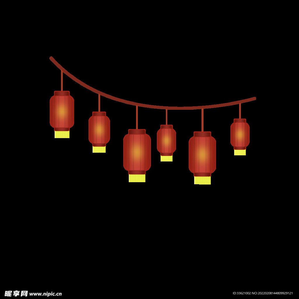 花灯会 灯笼元素 中国风素材 