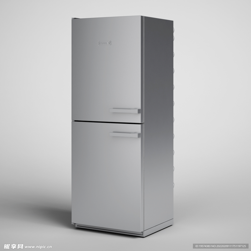C4D模型电冰箱