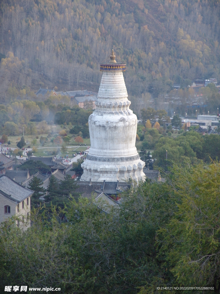 五台山大白塔