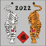 2022虎年矢量老虎