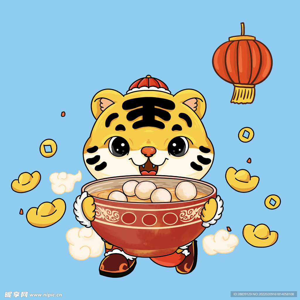 卡通老虎