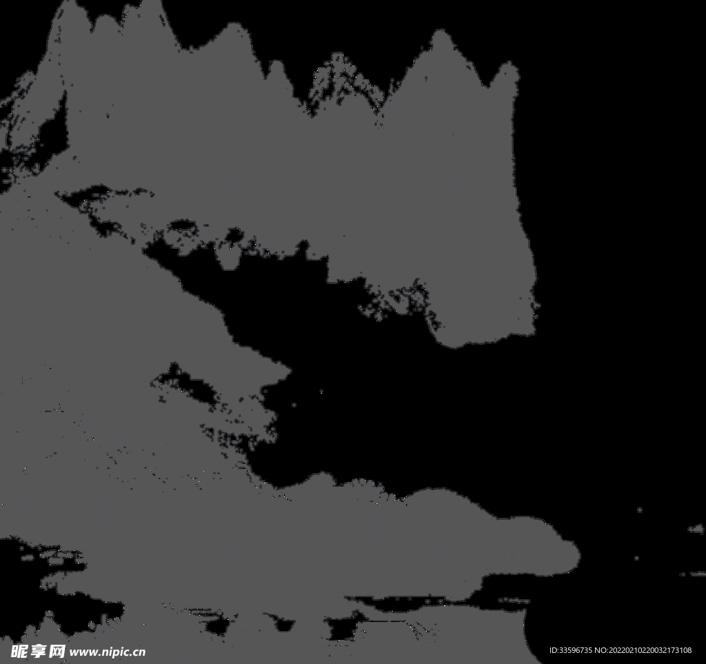 中国风 古风 水墨 山水  