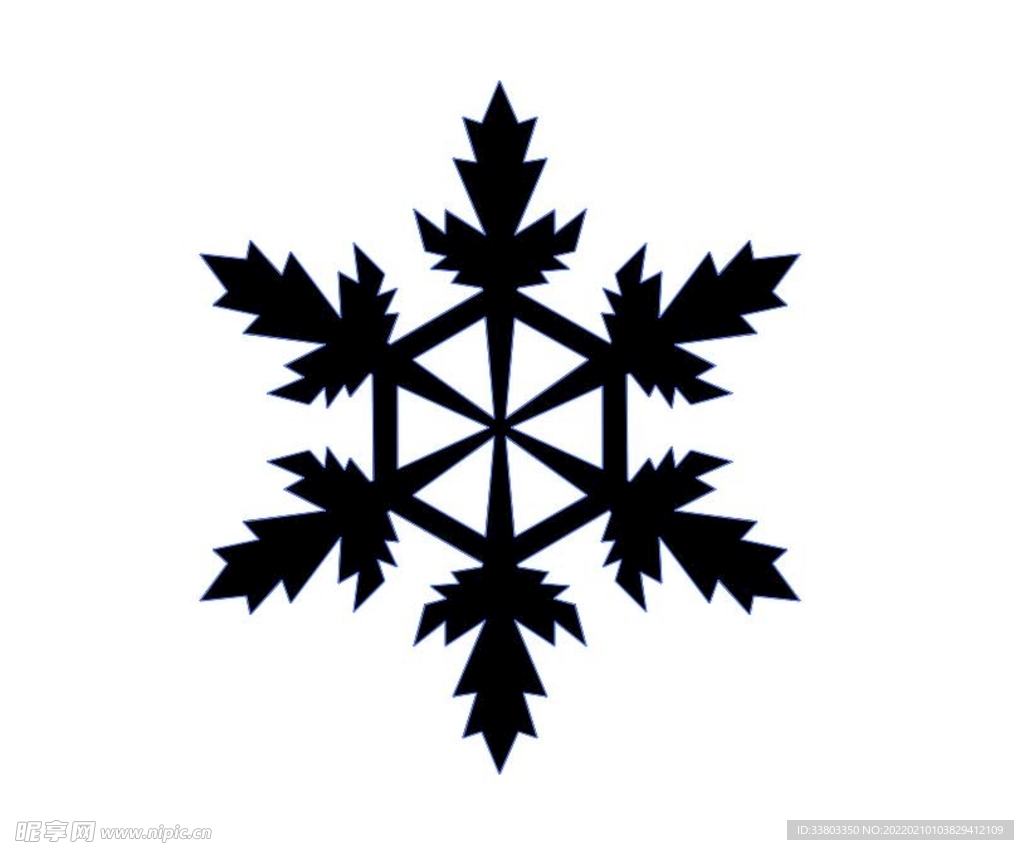 雪花AI矢量