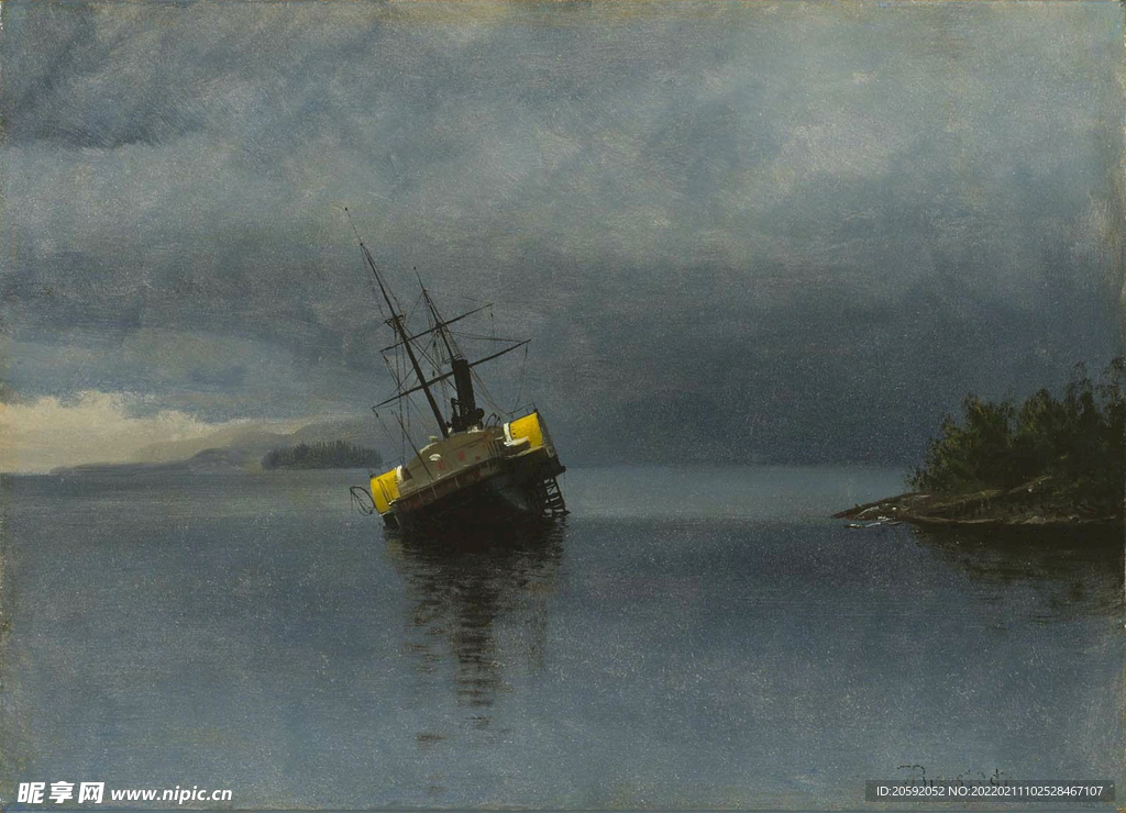 油画  