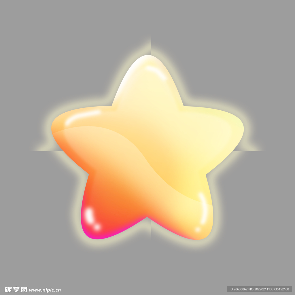卡通手绘星星素材