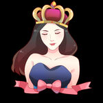 头戴皇冠漂亮女王