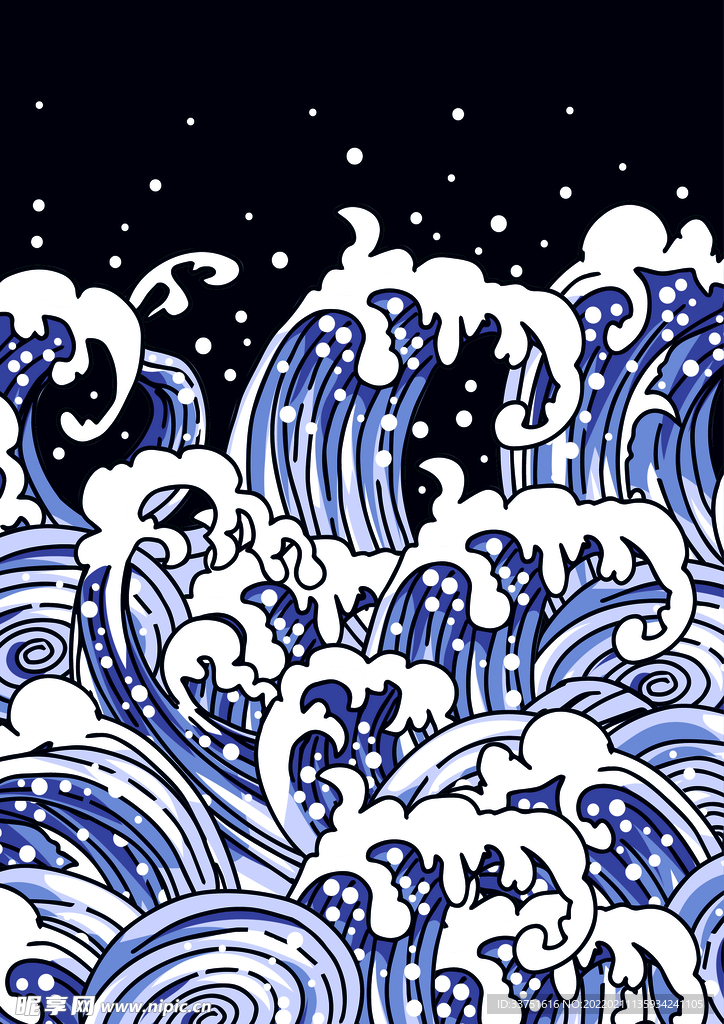 纹样海浪