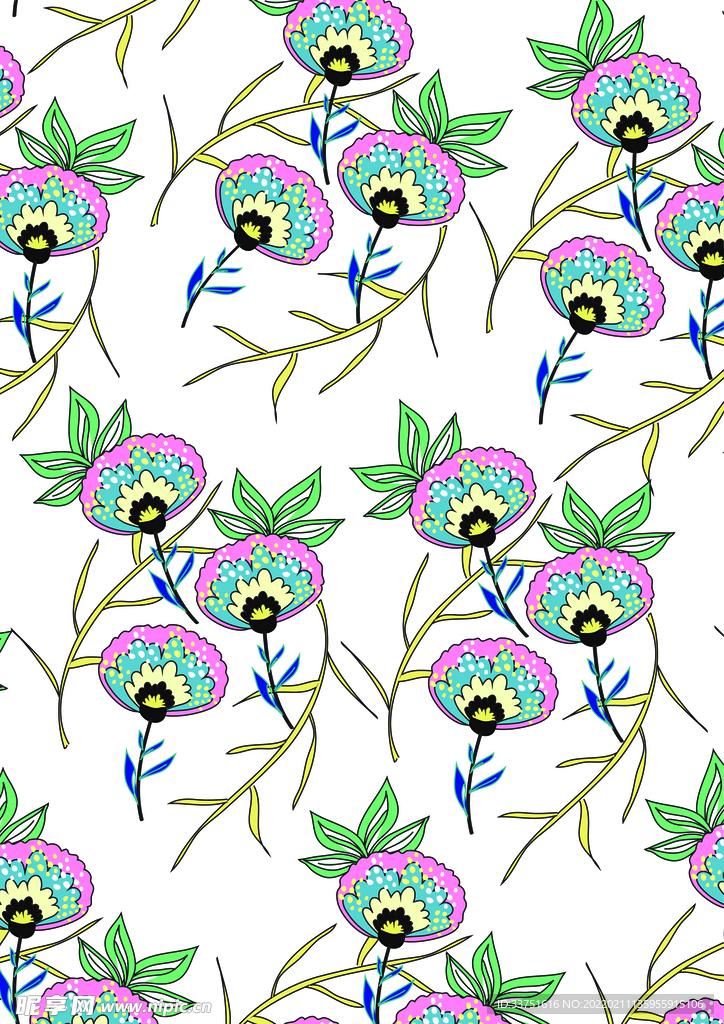 几何花卉