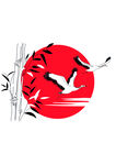 国风仙鹤