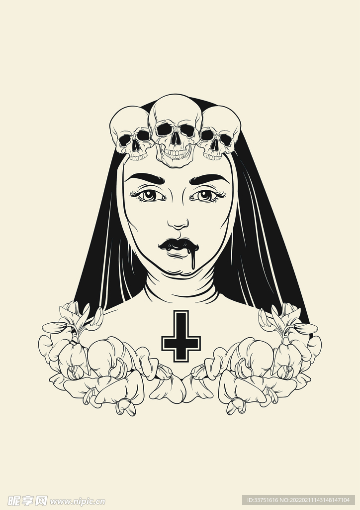 女人插画
