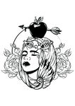 女人黑白