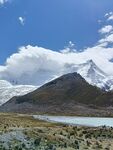 西藏 那曲 萨普 神山 雪山 