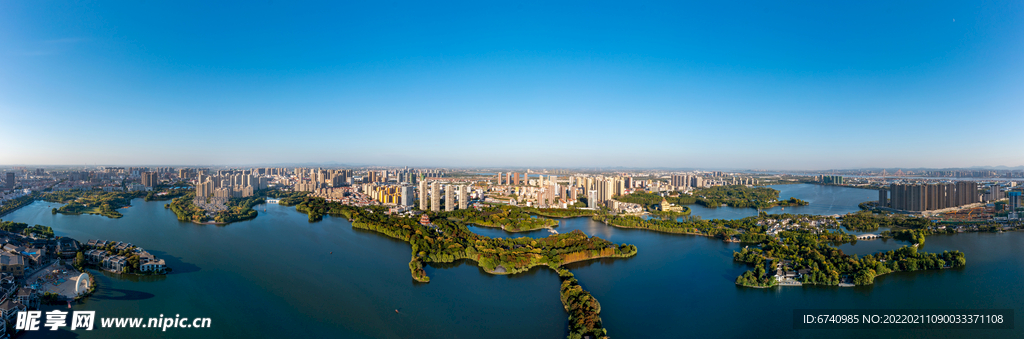 湖景鸟瞰