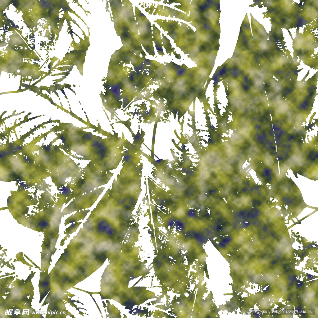 斑驳树叶图案