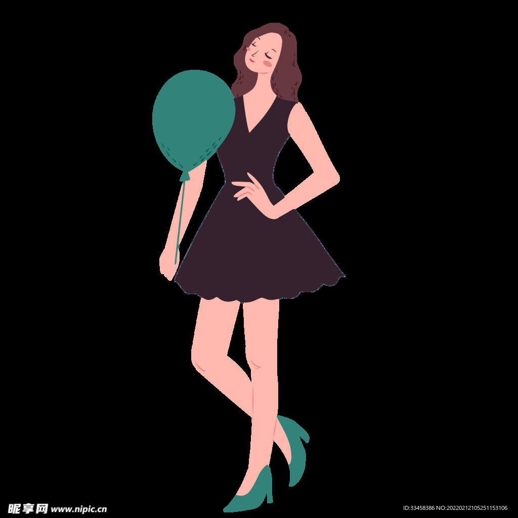 手绘卡通简约38女神节