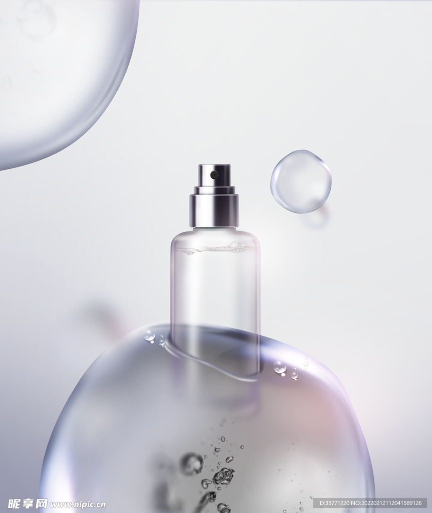 水润化妆品海报