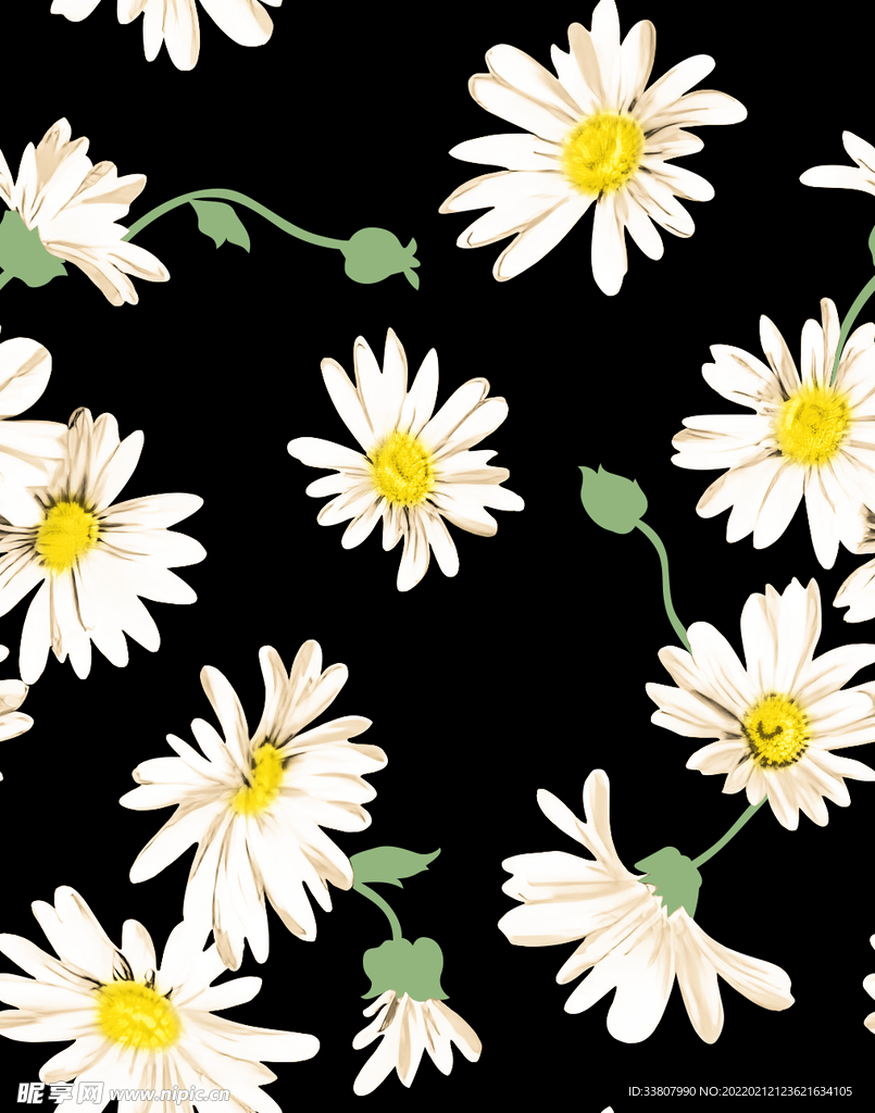      大牌花型 服装花型 
