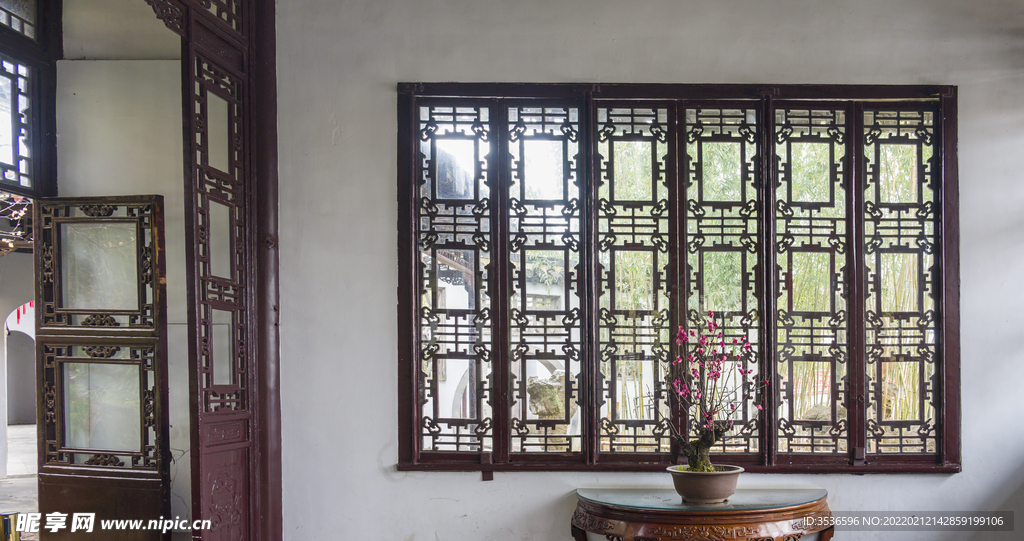 中式窗棂高清大图