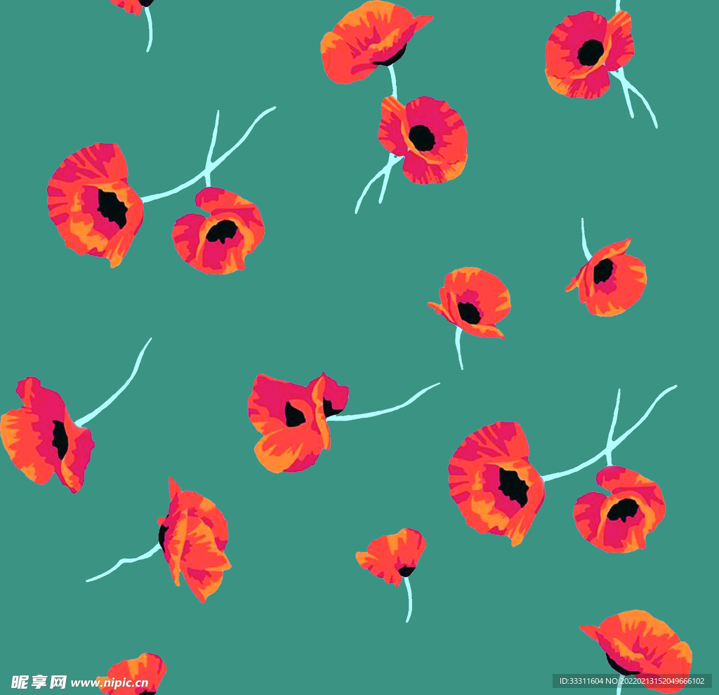 小碎花 乱花