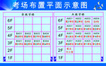 考场布置平面示意图