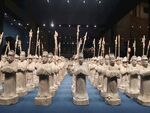 明代 鲁荒王仪仗俑  仿制品