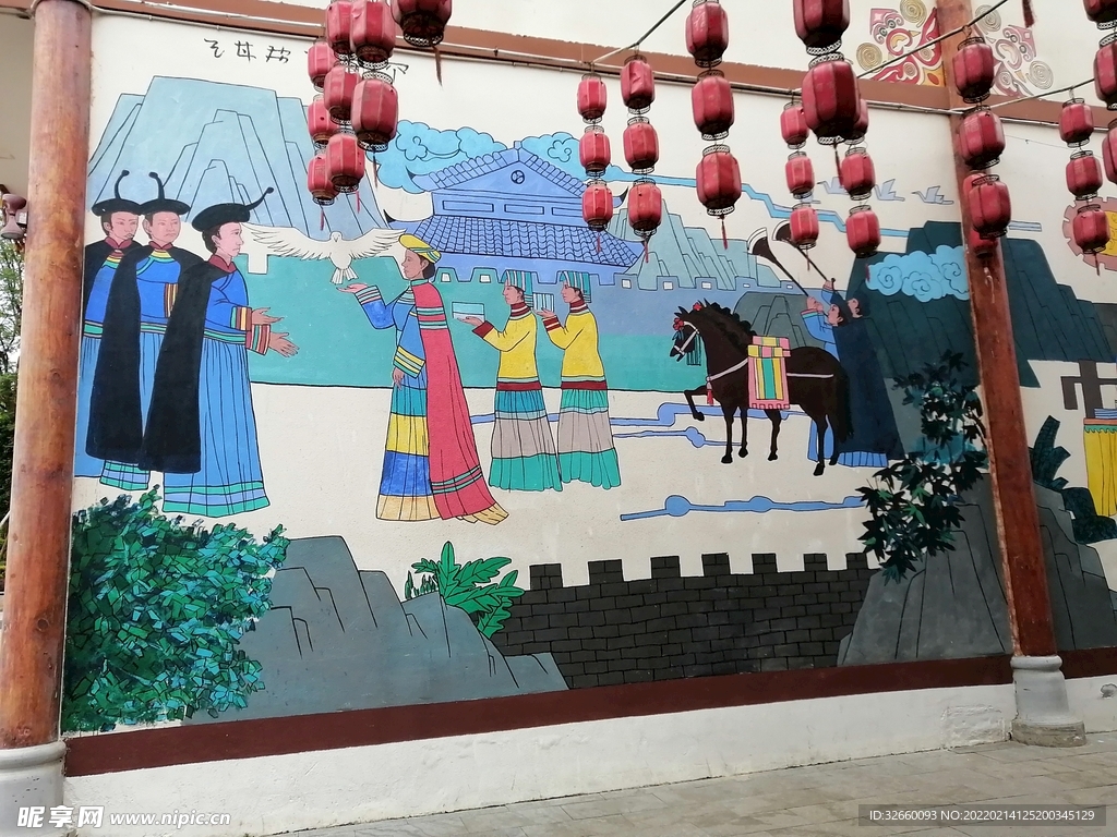 贵州彝族奢香夫人文化墙