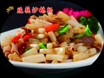 脆藕炒鹅肠